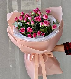 Букет "Аква Дрим" из роз 