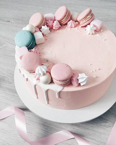 Торт "Розовое облако" 1