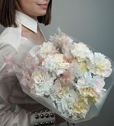 Букет "Oblivion" из гвоздик