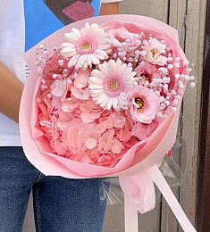 Букет "Розовая бусинка"