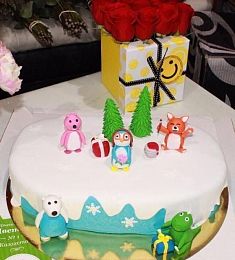 ТОРТ "пингвиненок ПОРОРО"