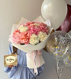 Сет "Нежная радость" с шарами