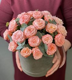 Композиция в коробке "Мечта романтика"