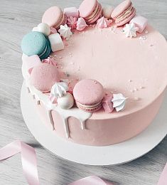Торт "Розовое облако"